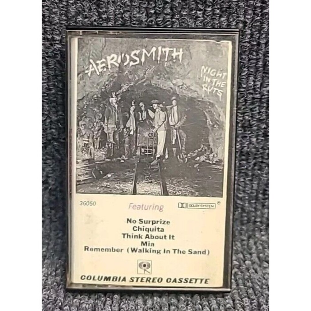 Vintage Aerosmith Night In The Ruts 1979 Hard Rock Cassette CBS Records